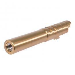 マルイ GBB ハイキャパ4.3用 INFINITY SVP 9MMタイプ 4.3インチステンレス アウターバレル [KW-KU-GB-607] GOLD:ゴールド [取寄]