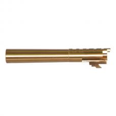 マルイ GBB ハイキャパ5.1用 INFINITY SVP 45ACPタイプ 5.1インチステンレス アウターバレル [KW-KU-GB-608] GOLD:ゴールド [取寄]