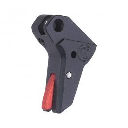 マルイ GBB G17 Gen5 MOS用 Timneyタイプ Alphaコンペティション スタイルCNC アジャスタブルトリガー [KW-KU-GBTM17G5008] RED [取寄]