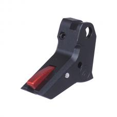 マルイ GBB G17 Gen5 MOS用 Timneyタイプ Alphaコンペティション スタイルCNC アジャスタブルトリガー [KW-KU-GBTM17G5008] RED [取寄]