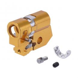 ASG/KJW GBB CZ SHADOW2用 アルミニウム ワンピース TDC ホップチャンバーセット [KW-KU-GBSD2040] GOLD:ゴールド [取寄]