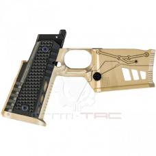 外部ソース+多弾マガジンアダプター【HPA M4XIMUS】ハイキャパ用　HPA M4XIMUS /TANカラー [取寄]