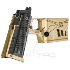外部ソース+多弾マガジンアダプター【HPA M4XIMUS】ハイキャパ用　HPA M4XIMUS /TANカラー [取寄]