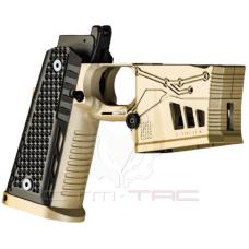 外部ソース+多弾マガジンアダプター【HPA M4XIMUS】ハイキャパ用　HPA M4XIMUS /TANカラー [取寄]