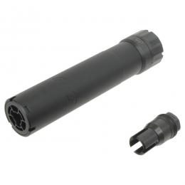 P&B SLX556タイプQDダミーサプレッサー&ハイダー(14mm逆ネジ) セット [PAB-SI-SLX556] BK [取寄]