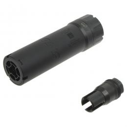 P&B SLX 556CタイプQDダミーサプレッサー&ハイダー(14mm逆ネジ) セット [PAB-SI-SLX556C] BK [取寄]