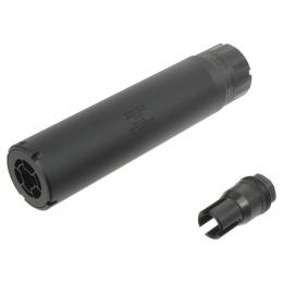 P&B SLX MGタイプQDダミーサプレッサー&ハイダー(14mm逆ネジ) セット [PAB-SI-SLXMG] BK [取寄]