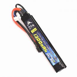 Li-Poバッテリー 7.4V 1300mAh セパレートタイプ (25C-50C)  T字コネクター [SA-B023T] [取寄]