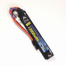 Li-Poバッテリー 7.4V 1300mAh セパレートタイプ (25C-50C)  ミニコネクター [SA-B023M] [取寄]