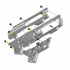 CNC スプリットギアボックス V2 (8mm) - QSC 2025 [取寄]