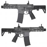 電動ガン DDM4 PDW SBR 6インチ 【電子トリガーKestrel V2 BASIC搭載】グレー [EC-645E-1-GRY-6] [取寄]