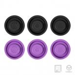 MEC V ピストンヘッド/6個セット (Black:60D/Purple:70D GBBピストル用) [PTS-ME113450300] [7月以降入荷予定.単品予約]