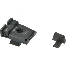 マルイ GBB USP9用 H&Kタイプスティールアジャスタブルリア/フロントサイトセット [BM-SIGHT-ADJ-TMUSP] [取寄]