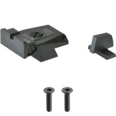 マルイ GBB USP9用 H&Kタイプスティールアジャスタブルリア/フロントサイトセット [BM-SIGHT-ADJ-TMUSP] [取寄]