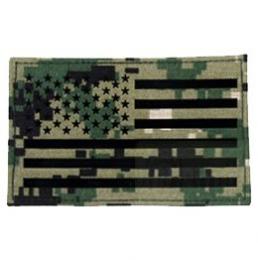 Large US Flag Infrared パッチ AOR2 迷彩(12.7x7.9cm) [TPC-TMC2277-A2] [取寄]