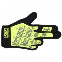 ハンドサイン PVCパッチ イエロー( MH Gloves)  (横8.5㎝) [TPC-TMC2957-YL] [取寄]