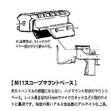 M11A1対応 スコープマウントベース [取寄]