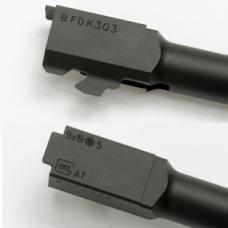 Umarex/VFC GBB G17Gen5用 先端ネジ付タクティカルアルミアウターバレル (14mm逆ネジ) ブラック [品切中.再生産待ち]