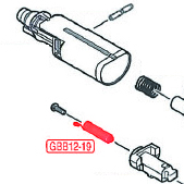 マルイ GBB G17Gen5用 ローディングノズルリターンスプリング2本セット(130%) [RH0247] [取寄]