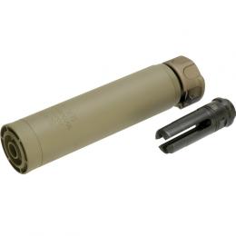 Surefire SOCOM556-RC3タイプQDサイレンサー(14mm逆ハイダー付) FDEカラー【BLASTER内蔵】 [RC3T-FDE] [取寄]