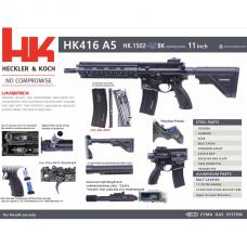GBB Umarex H&K HK416A5 LS (HK Licensed) [CGS-HK1502-LS] [7月入荷予定.単品予約]
