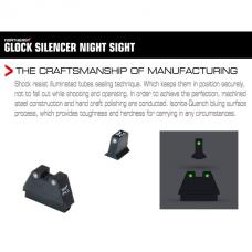 Glock Silencer Combat NightSights/トリチウムナイトサイト (マルイGen4/KJ/WE用) [NEA-SIT-005] [8月入荷予定.単品予約]
