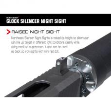 Glock Silencer Combat NightSights/トリチウムナイトサイト (マルイGen4/KJ/WE用) [NEA-SIT-005] [8月入荷予定.単品予約]