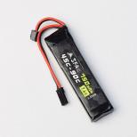 Li-Poバッテリー 7.4V 750mAh スーパーショートスリム (45C-90C)  BECコネクター [SA-B040B] [取寄]