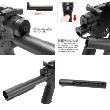 M4オフセット クイックリリース カーボンストックパイプ [取寄]