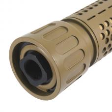 KACタイプ QDC ダミーサプレッサー& ハイダー(14mm逆ネジ) DE [EC-SIL-MP135DE] [取寄]