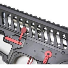 電動ガン EMG F1 FIREARMS BDR-15 3G Skeletonized 【ブラック/レッド/RS-2ストックver】 [APS-BDR-BR-2] [取寄]