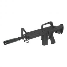 電動ガン COLT XM177E2 Commando ブラック【電子トリガー搭載】 ※COLT AR15刻印 [EC-325E-BK] [取寄]