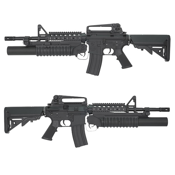 マルイ　M4 ris スタンダード　電動ガン　M203 グレネード　スコープ　付 M4A1 R.I.S + M203 東京マルイ 電動ガンレビュー - YouTube