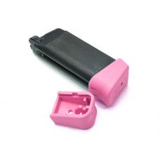 マルイ/KJ Glock用ロゴ入マガジンバンパー【Pink】(+2タイプ) [GLK-106(P)] [取寄]