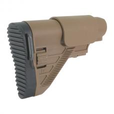H&Kタイプ HK G28 アジャスタブルバットストック HK417 電動ガンシリーズ用 デザートカラー [EC-ST-MP219DE] [取寄]