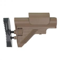 H&Kタイプ HK G28 アジャスタブルバットストック HK417 電動ガンシリーズ用 デザートカラー [EC-ST-MP219DE] [取寄]