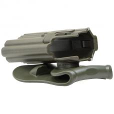 Gunライト ベアリング ホルスター(ライト装備銃対応)/パドル付  Glock 17/22/31 (Gen 1/2/3/4/5) [取寄]