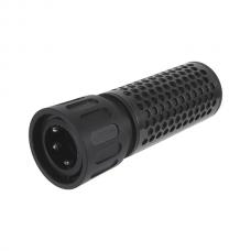 KACタイプ QDC CQB ダミーサプレッサー&ハイダー(14mm逆ネジ) ブラック [EC-SIL-MP134] [取寄]