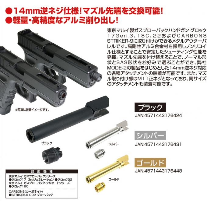 L.A.ホビーショップ / マルイ GBB G17/CARBON8 STRIKER9用 ノン