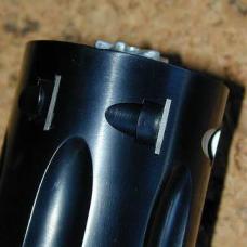 ハートフォード製モデルガンSAA用 ノンスキップドシリンダー Lite [ABS樹脂製 ブラック] [6月中旬再販.予約]
