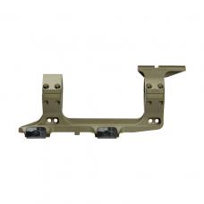 20mmレール/34mm径スコープ用 Reptilia AUSタイプスコープマウント(ACROドットサイトマウント付属) [ASSM-FDES] FDEカラー [9月下旬再入荷予定.単品予約]