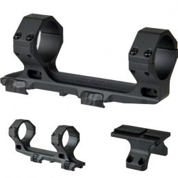 20mmレール/34mm径スコープ用 Reptilia AUSタイプスコープマウント(ACROドットサイトマウント付属) [ASSM-BLKS] ブラック [取寄]