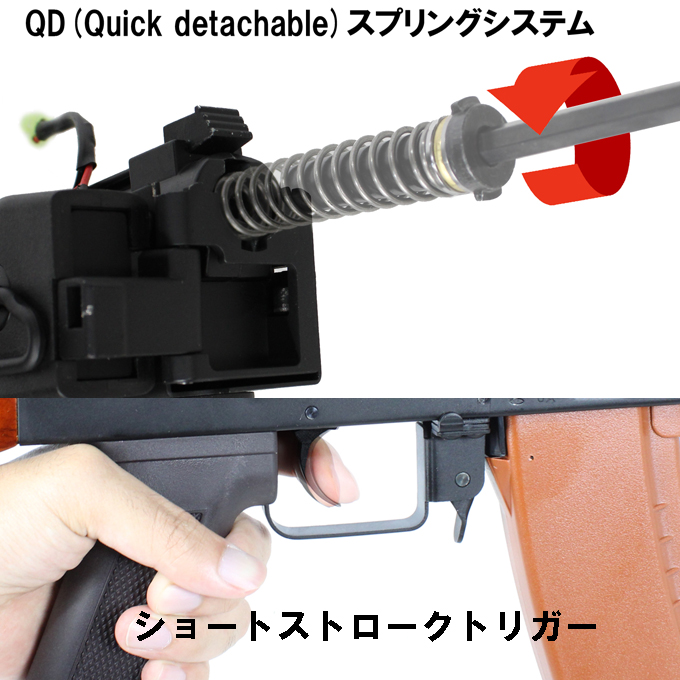 L.A.ホビーショップ / 電動ガン AKS-74UN フルメタル G3 リアルウッド ...