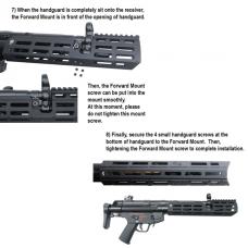 マルイ次世代電動MP5対応 MI Suppressorタイプ M-LOK S-ハンドガード [1373] [取寄]