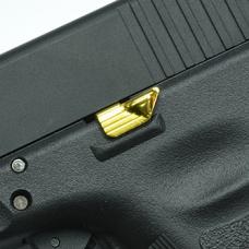 マルイ G19/17G4用エクステンディッドスライドストップ [GLK-155(B)] ゴールド [取寄]