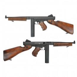 電動ガン トンプソン M1A1 ミリタリー /リアルウッド [KA-AG-263-WO-TH] [9月下旬入荷予定.単品予約]