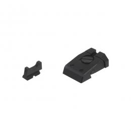 ASG/KJW GBB CZ SHADOW2用 アルミ ファイバーサイトセット [KW-KU-GBSD2013] ブラック [取寄]