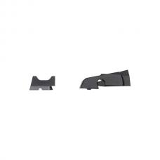 ASG/KJW GBB CZ SHADOW2用 アルミ ファイバーサイトセット [KW-KU-GBSD2013] ブラック [取寄]
