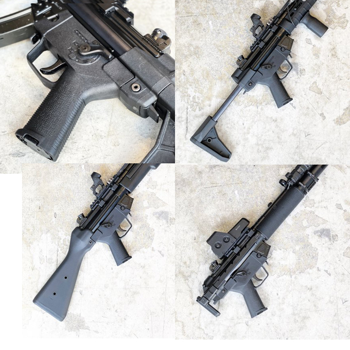 東京マルイ 次世代MP5シリーズ用 M-SL TYPE GRIP MODULEカラー種類ブラック