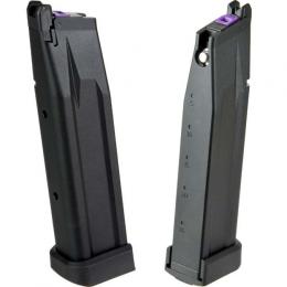 マガジン : マルイ GBB ハイキャパ用 リアルスタイル140mm 36連 アルミライトウェイト [T8-HC-140M] [取寄]